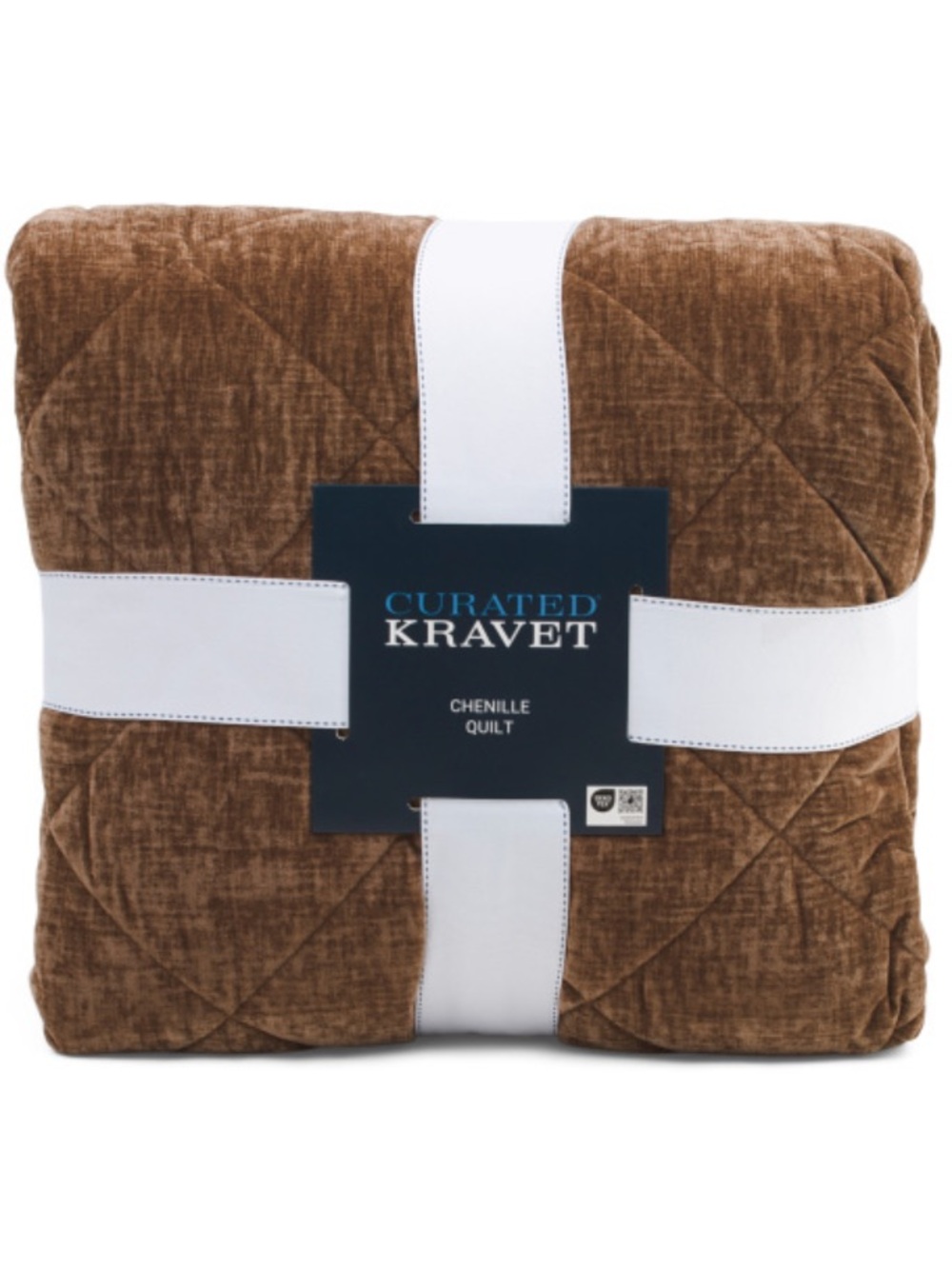 Curate Kravet Brown Chenille Quilt